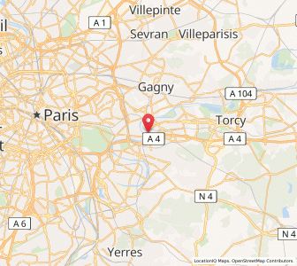 Map of Bry-sur-Marne, Île-de-France