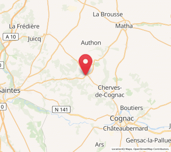 Map of Burie, Nouvelle-Aquitaine