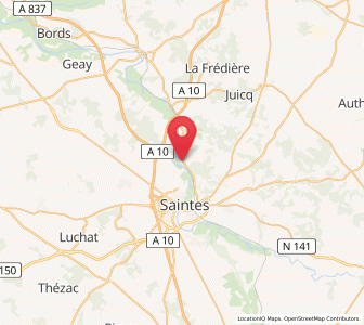 Map of Bussac-sur-Charente, Nouvelle-Aquitaine