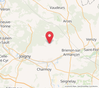Map of Bussy-en-Othe, Bourgogne-Franche-Comté