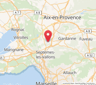 Map of Cabriès, Provence-Alpes-Côte d'Azur