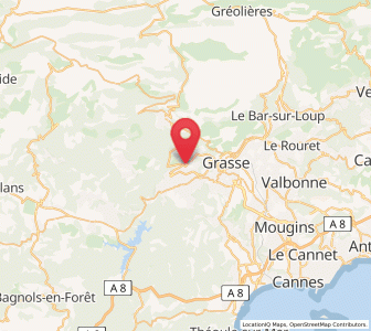 Map of Cabris, Provence-Alpes-Côte d'Azur