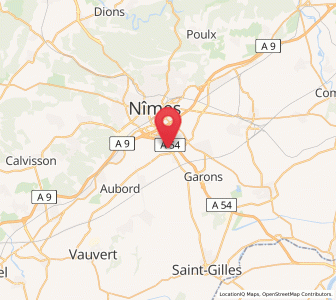 Map of Caissargues, Occitanie