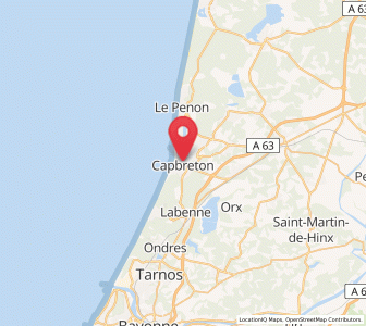 Map of Capbreton, Nouvelle-Aquitaine