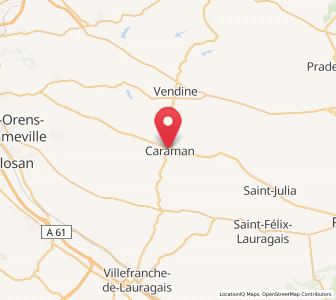 Map of Caraman, Occitanie