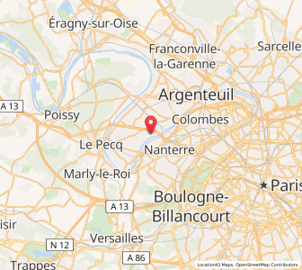 Map of Carrières-sur-Seine, Île-de-France