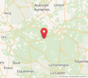Map of Cartignies, Hauts-de-France