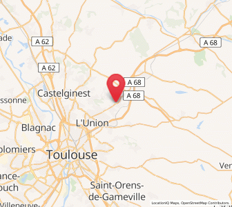 Map of Castelmaurou, Occitanie