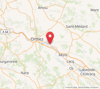 Map of Castétis, Nouvelle-Aquitaine
