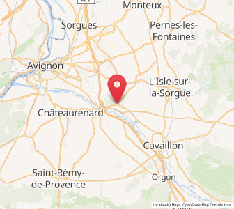 Map of Caumont-sur-Durance, Provence-Alpes-Côte d'Azur