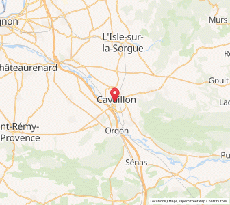 Map of Cavaillon, Provence-Alpes-Côte d'Azur