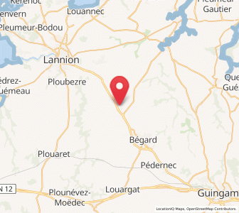 Map of Cavan, Brittany