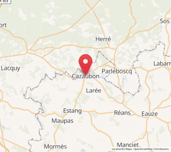 Map of Cazaubon, Occitanie