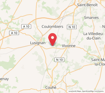 Map of Celle-Lévescault, Nouvelle-Aquitaine