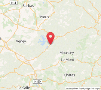 Map of Celles-sur-Plaine, Grand Est