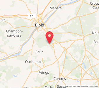 Map of Cellettes, Centre