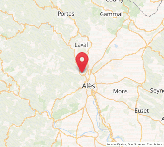 Map of Cendras, Occitanie