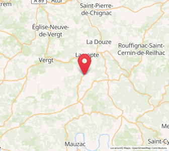 Map of Cendrieux, Nouvelle-Aquitaine