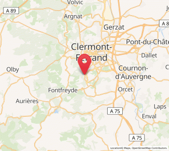 Map of Ceyrat, Auvergne-Rhône-Alpes