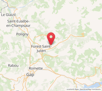 Map of Chabottes, Provence-Alpes-Côte d'Azur