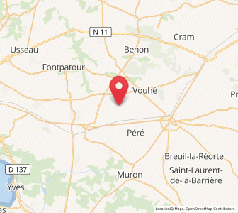 Map of Chambon, Nouvelle-Aquitaine