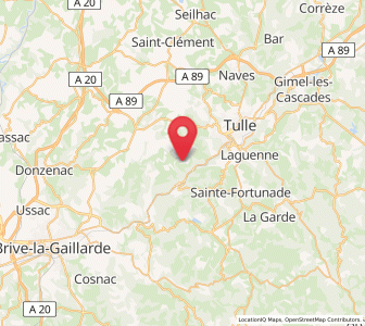 Map of Chameyrat, Nouvelle-Aquitaine