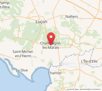 Map of Champagné-les-Marais, Pays de la Loire