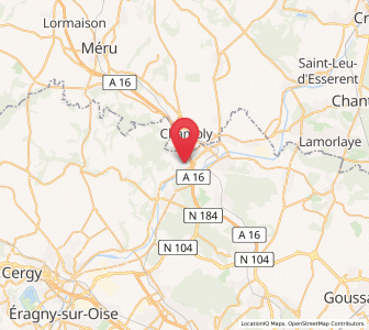 Map of Champagne-sur-Oise, Île-de-France