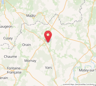 Map of Champlitte-la-Ville, Bourgogne-Franche-Comté
