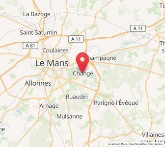 Map of Changé, Pays de la Loire