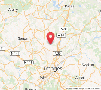 Map of Chaptelat, Nouvelle-Aquitaine