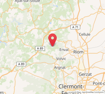 Map of Charbonnières-les-Varennes, Auvergne-Rhône-Alpes