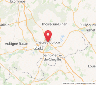 Map of Château-du-Loir, Pays de la Loire
