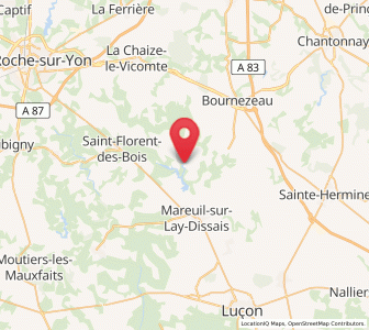 Map of Château-Guibert, Pays de la Loire