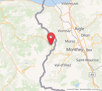 Map of Châtel, Auvergne-Rhône-Alpes