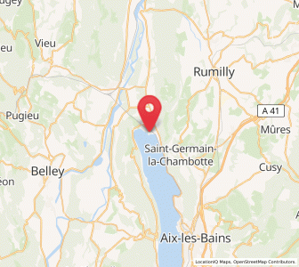 Map of Châtillon, Auvergne-Rhône-Alpes