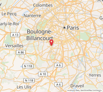 Map of Châtillon, Île-de-France