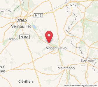 Map of Chaudon, Centre