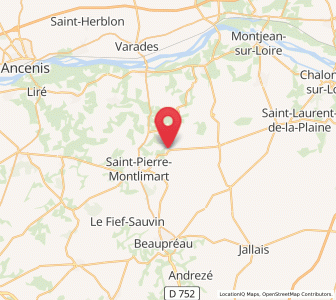 Map of Chaudron-en-Mauges, Pays de la Loire