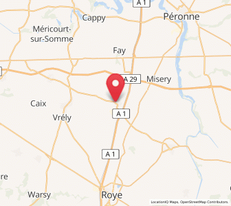 Map of Chaulnes, Hauts-de-France