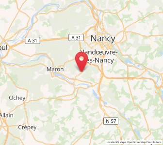 Map of Chavigny, Grand Est