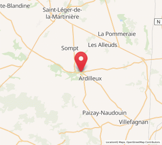 Map of Chef-Boutonne, Nouvelle-Aquitaine