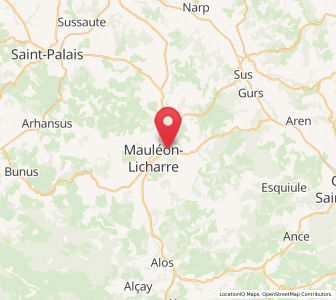 Map of Chéraute, Nouvelle-Aquitaine