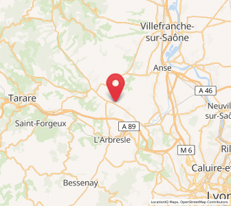Map of Chessy, Auvergne-Rhône-Alpes