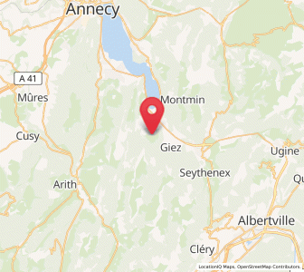 Map of Chevaline, Auvergne-Rhône-Alpes