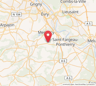Map of Chevannes, Île-de-France
