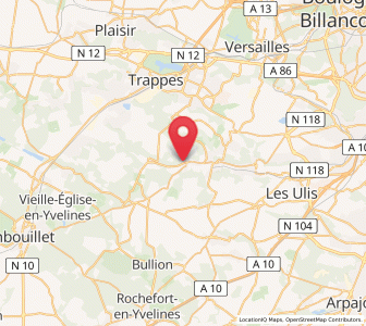 Map of Chevreuse, Île-de-France