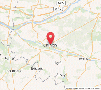 Map of Chinon, Centre