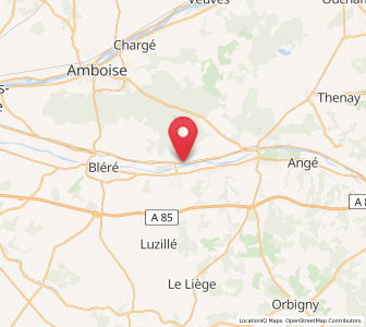 Map of Chisseaux, Centre