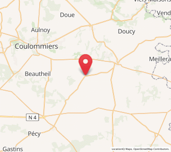 Map of Choisy-en-Brie, Île-de-France